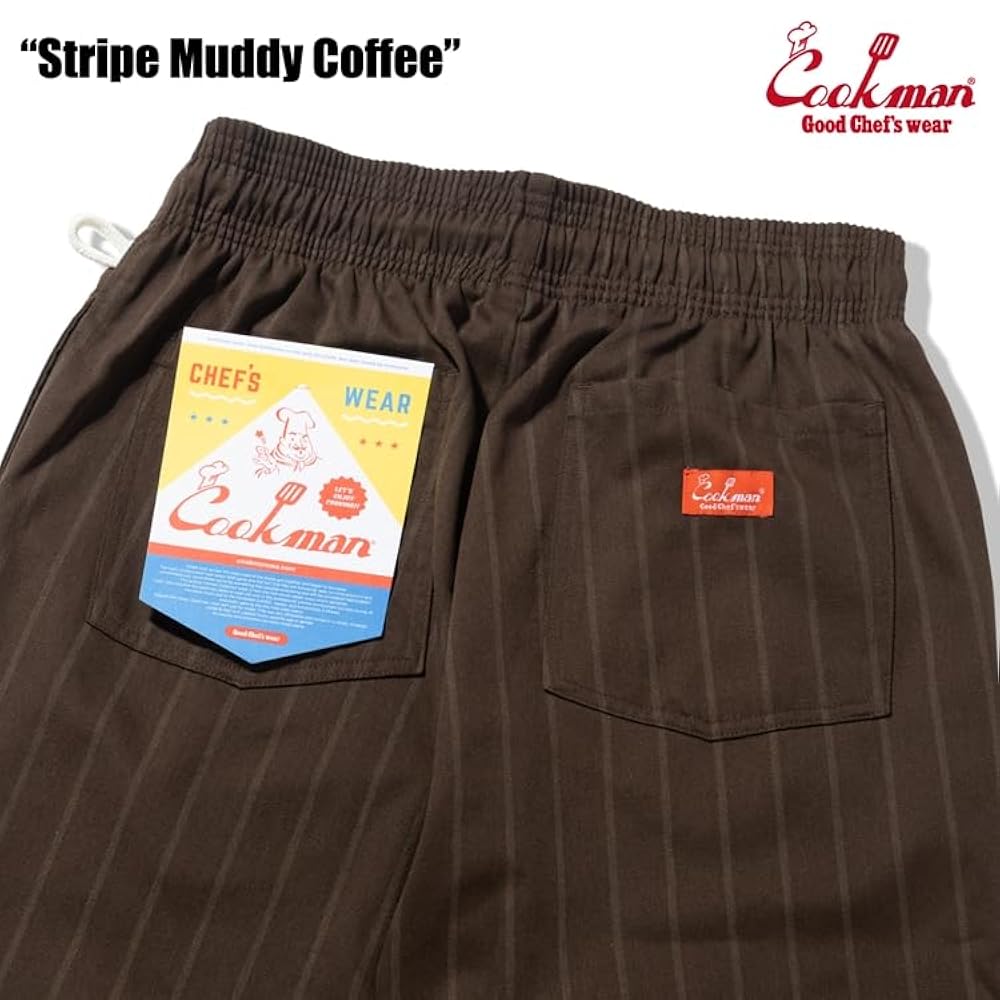 Amazon.co.jp: [COOKMAN] 正規品 Chef Pants Stripe クックマン